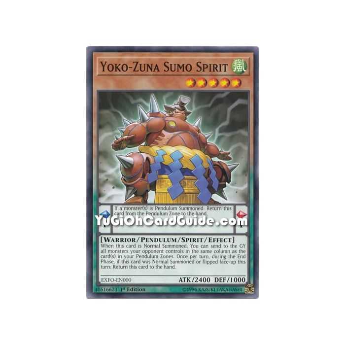 Yoko-Zuna Sumo Spirit (Common) – Extreme Force | Carta YUGIOH en México