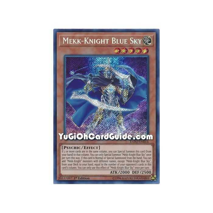 Mekk-Knight Blue Sky (Secret Rare) – Extreme Force | Carta YUGIOH en México