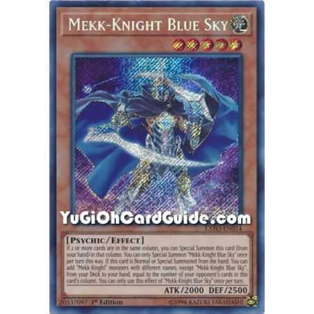 Mekk-Knight Blue Sky (Secret Rare) – Extreme Force | Carta YUGIOH en México