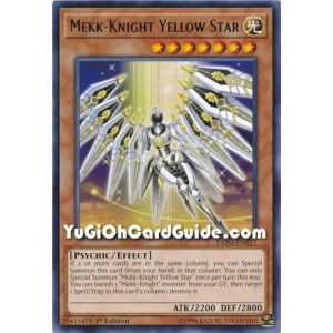 Mekk-Knight Yellow Star (Rare) – Extreme Force | Carta YUGIOH en México