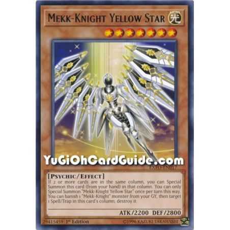 Mekk-Knight Yellow Star (Rare) – Extreme Force | Carta YUGIOH en México
