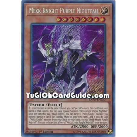 Mekk-Knight Purple Nightfall (Secret Rare) – Extreme Force | Carta YUGIOH en México