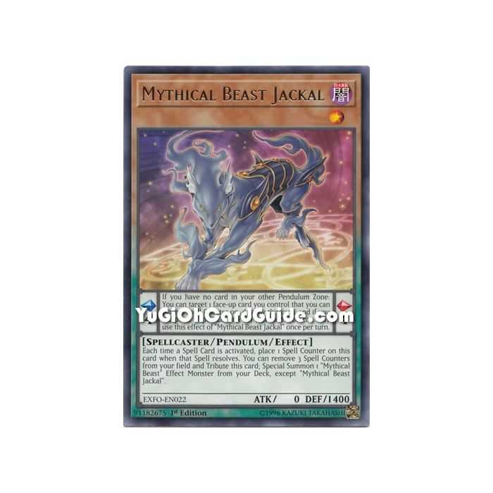 Mythical Beast Jackal (Rare) – Extreme Force | Carta YUGIOH en México