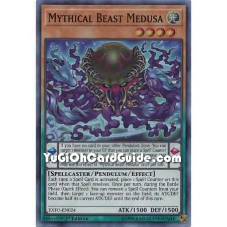 Mythical Beast Medusa (Super Rare) – Extreme Force | Carta YUGIOH en México