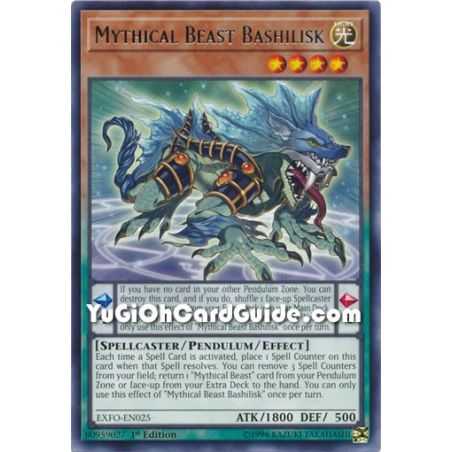 Mythical Beast Bashilisk (Rare) – Extreme Force | Carta YUGIOH en México