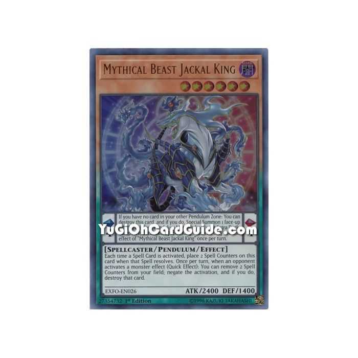 Mythical Beast Jackal King (Ultra Rare) – Extreme Force | Carta YUGIOH en México