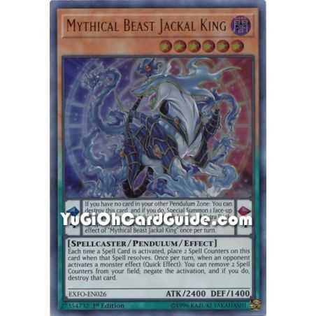 Mythical Beast Jackal King (Ultra Rare) – Extreme Force | Carta YUGIOH en México