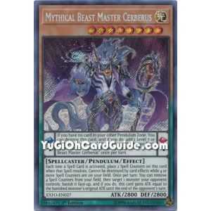 Mythical Beast Master Cerberus (Secret Rare) – Extreme Force | Carta YUGIOH en México