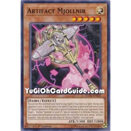 Artifact Mjollnir (Common) – Extreme Force | Carta YUGIOH en México