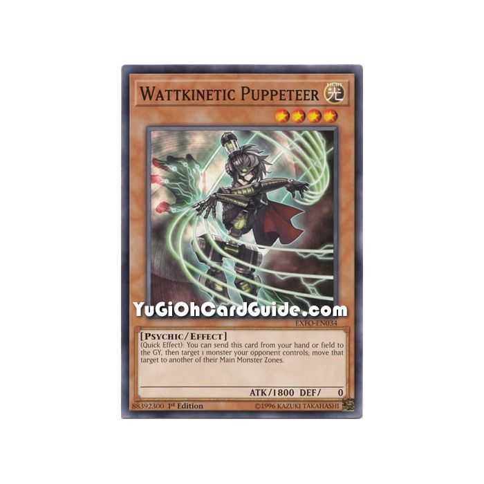 Wattkinetic Puppeteer (Common) – Extreme Force | Carta YUGIOH en México