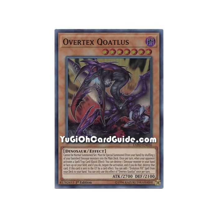Overtex Qoatlus (Super Rare) – Extreme Force | Carta YUGIOH en México