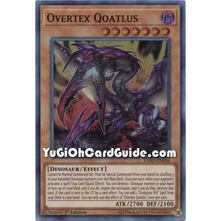 Overtex Qoatlus (Super Rare) – Extreme Force | Carta YUGIOH en México