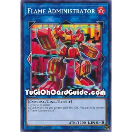 Flame Administrator (Common) – Extreme Force | Carta YUGIOH en México