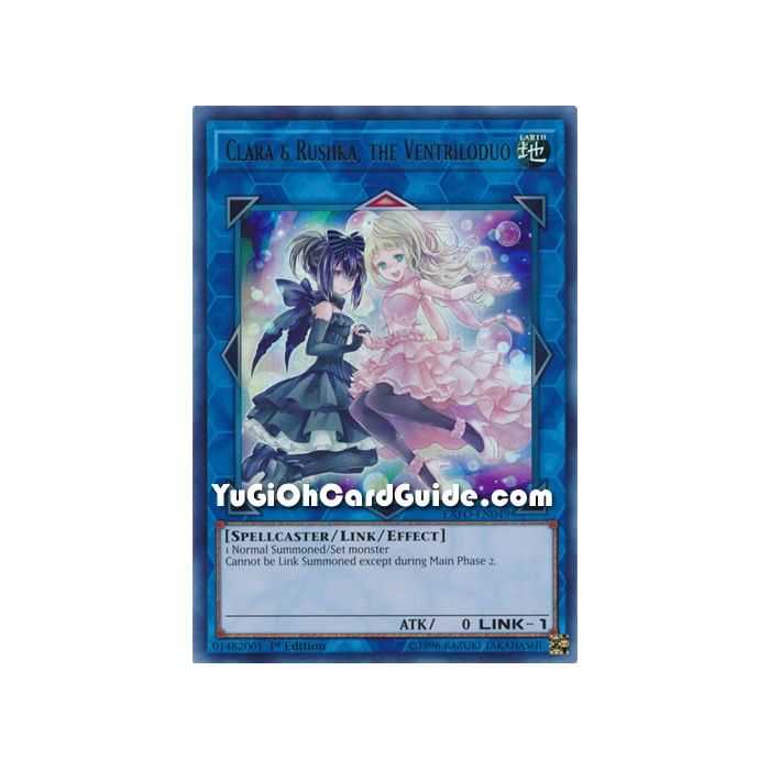 Clara & Rushka, the Ventriloduo (Ultra Rare) – Extreme Force | Carta YUGIOH en México