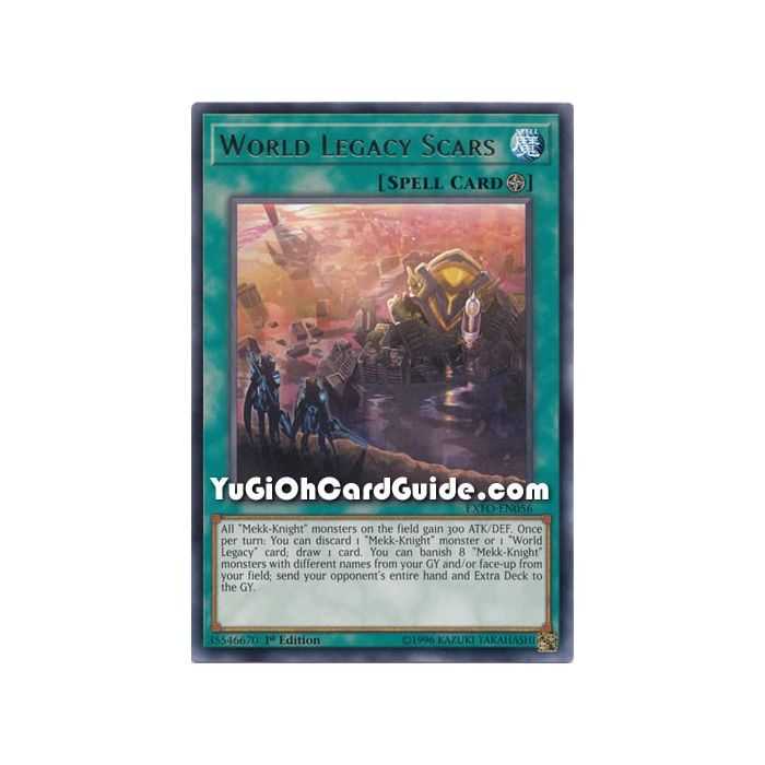 World Legacy Scars (Rare) – Extreme Force | Carta YUGIOH en México