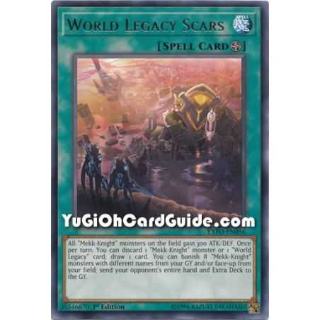 World Legacy Scars (Rare) – Extreme Force | Carta YUGIOH en México