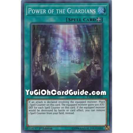 Power of the Guardians (Super Rare) – Extreme Force | Carta YUGIOH en México