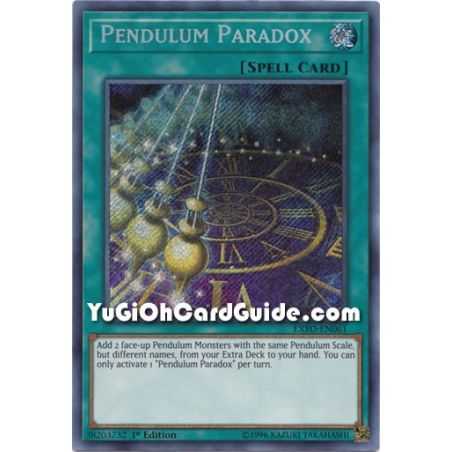 Pendulum Paradox (Secret Rare) – Extreme Force | Carta YUGIOH en México