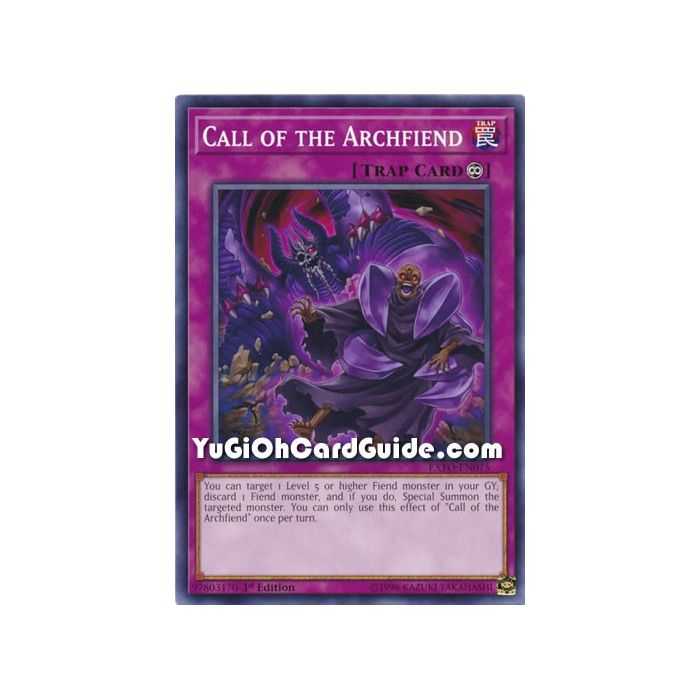 Call of the Archfiend (Common) – Extreme Force | Carta YUGIOH en México
