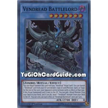 Vendread Battlelord (Super Rare) – Extreme Force | Carta YUGIOH en México