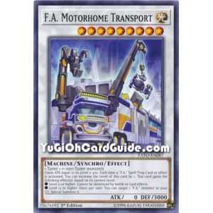 F.A. Motorhome Transport (Common) – Extreme Force | Carta YUGIOH en México