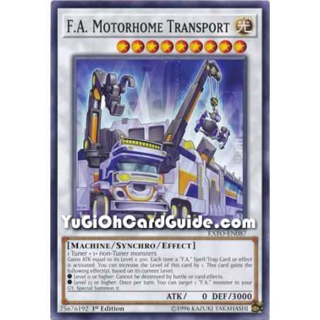 F.A. Motorhome Transport (Common) – Extreme Force | Carta YUGIOH en México