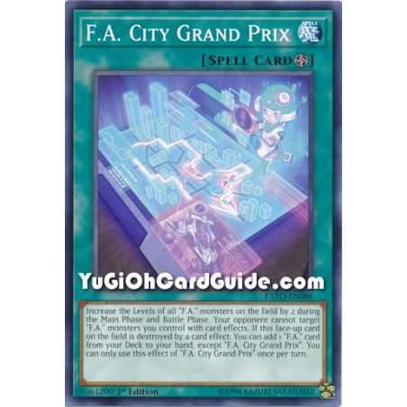 F.A. City Grand Prix (Common) – Extreme Force | Carta YUGIOH en México