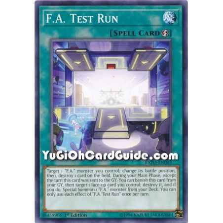 F.A. Test Run (Common) – Extreme Force | Carta YUGIOH en México