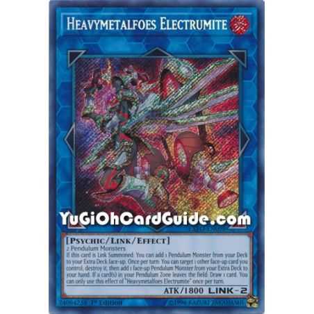 Heavymetalfoes Electrumite (Secret Rare) – Extreme Force | Carta YUGIOH en México