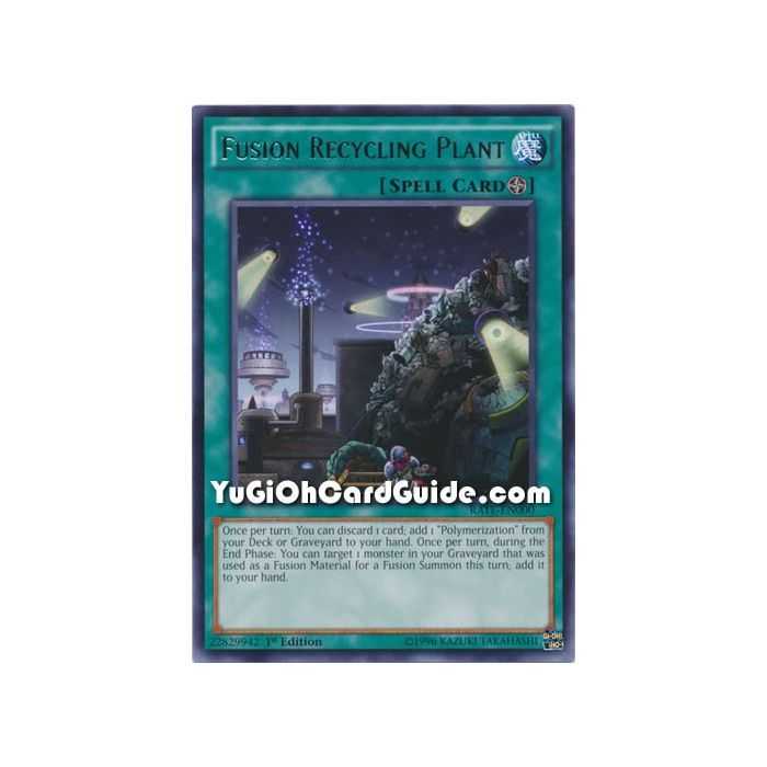 Fusion Recycling Plant (Rare) – Raging Tempest | Carta YUGIOH en México
