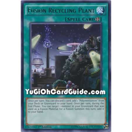 Fusion Recycling Plant (Rare) – Raging Tempest | Carta YUGIOH en México