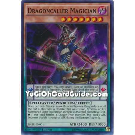 Dragoncaller Magician (Super Rare) – Raging Tempest | Carta YUGIOH en México