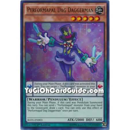 Performapal Dag Daggerman (Ultra Rare) – Raging Tempest | Carta YUGIOH en México