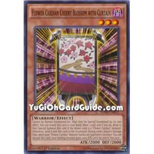 Flower Cardian Cherry Blossom with Curtain (Common) – Raging Tempest | Carta YUGIOH en México