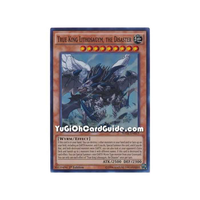 True King Lithosagym, the Disaster (Super Rare) – Raging Tempest | Carta YUGIOH en México