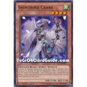 Shinobird Crane (Common) – Raging Tempest | Carta YUGIOH en México
