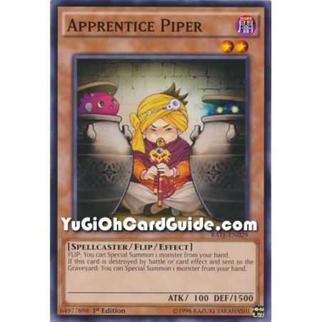 Apprentice Piper (Common) – Raging Tempest | Carta YUGIOH en México
