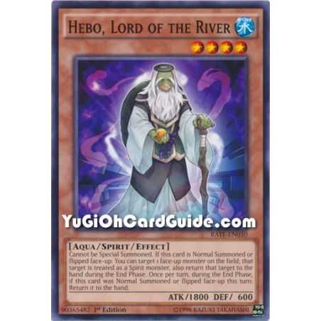 Hebo, Lord of the River (Common) – Raging Tempest | Carta YUGIOH en México