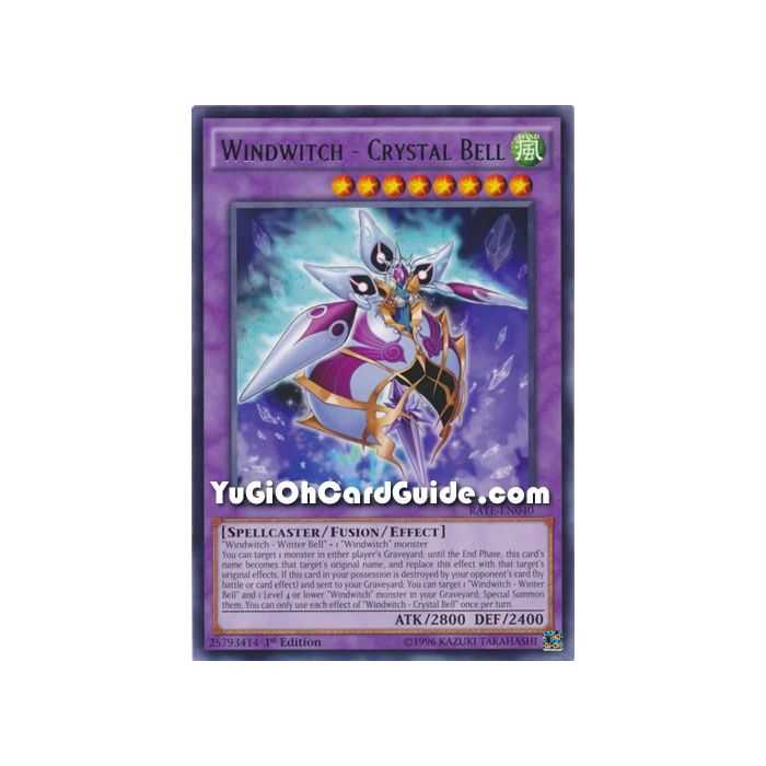 Windwitch - Crystal Bell (Rare) – Raging Tempest | Carta YUGIOH en México
