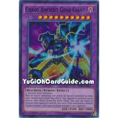 Chaos Ancient Gear Giant (Super Rare) – Raging Tempest | Carta YUGIOH en México