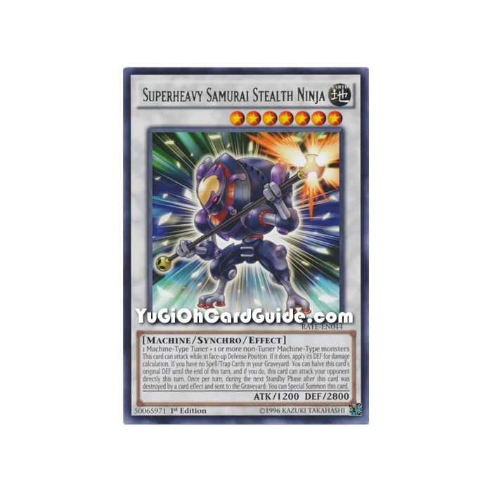 Superheavy Samurai Stealth Ninja (Rare) – Raging Tempest | Carta YUGIOH en México