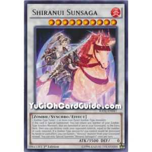Shiranui Sunsaga (Rare) – Raging Tempest | Carta YUGIOH en México