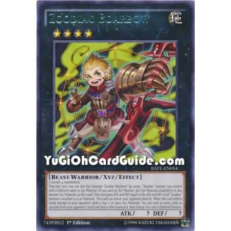 Zoodiac Boarbow (Rare) – Raging Tempest | Carta YUGIOH en México