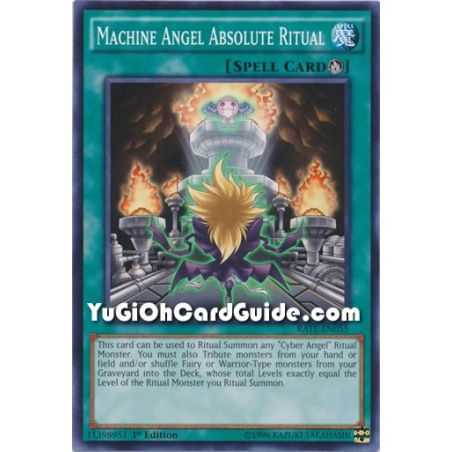 Machine Angel Absolute Ritual (Common) – Raging Tempest | Carta YUGIOH en México