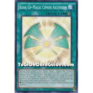 Rank-Up-Magic Cipher Ascension (Common) – Raging Tempest | Carta YUGIOH en México