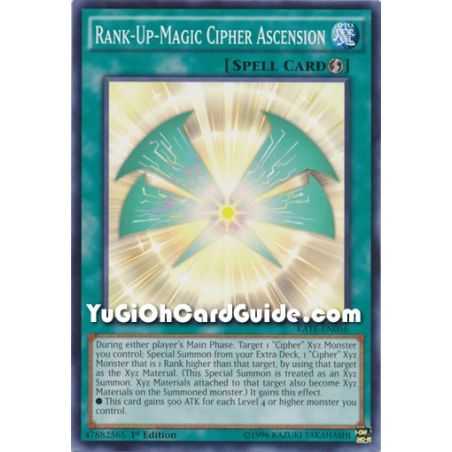 Rank-Up-Magic Cipher Ascension (Common) – Raging Tempest | Carta YUGIOH en México