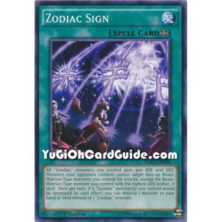 Zodiac Sign (Common) – Raging Tempest | Carta YUGIOH en México