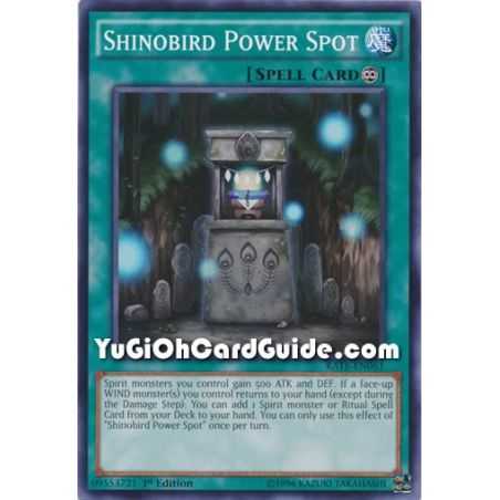Shinobird Power Spot (Common) – Raging Tempest | Carta YUGIOH en México