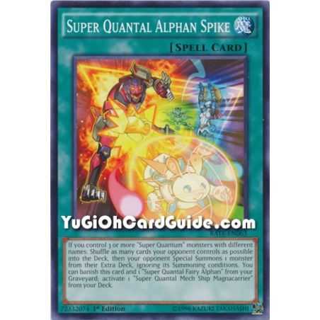 Super Quantal Alphan Spike (Common) – Raging Tempest | Carta YUGIOH en México