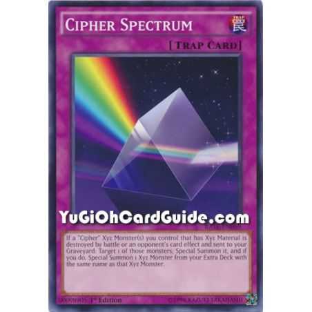 Cipher Spectrum (Common) – Raging Tempest | Carta YUGIOH en México